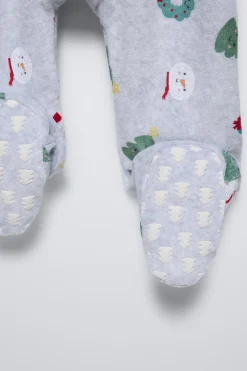 Niños ZARA 1½ - 6 Años·Pijamas|1½ - 6 Años·Pijamas<PIJAMA ENTERO VELOUR ESTAMPADOS