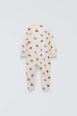 Niños ZARA 1½ - 6 Años·Pijamas|1½ - 6 Años·Pijamas<PIJAMA ENTERO VELOUR PERROS
