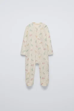 Niños ZARA 1½ - 6 Años·Pijamas|6 - 18 Meses·Ropa Interior / Pijamas<PIJAMA ENTERO VELOUR UNICORNIOS