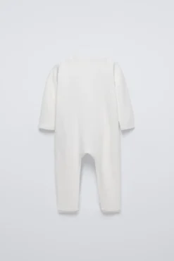 Niños ZARA 0 - 6 Meses·Homewear|6 - 18 Meses·Ropa Interior / Pijamas<PIJAMA POINTELLE PIE CONVERTIBLE