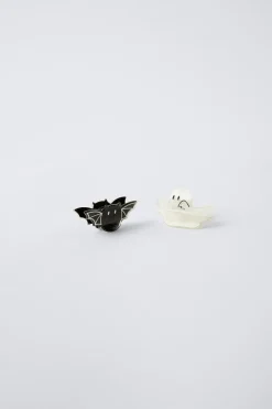 Niños ZARA 1½ - 6 Años·Accesorios|6 - 14 Años·Accesorios<PINZAS MURCIÉLAGO Y FANTASMA
