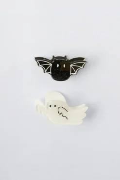 Niños ZARA 1½ - 6 Años·Accesorios|6 - 14 Años·Accesorios<PINZAS MURCIÉLAGO Y FANTASMA