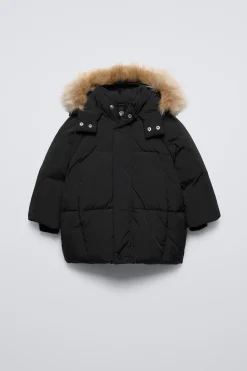 Niños ZARA 1½ - 6 Años·Abrigos|6 - 18 Meses·Abrigos / Buzos<PLUMÍFERO PLUMA PLUMÓN CAPUCHA WATER REPELLENT