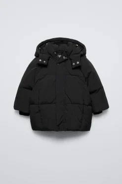 Niños ZARA 1½ - 6 Años·Abrigos|6 - 18 Meses·Abrigos / Buzos<PLUMÍFERO PLUMA PLUMÓN CAPUCHA WATER REPELLENT
