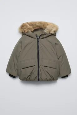Niños ZARA 1½ - 6 Años·Abrigos|6 - 18 Meses·Abrigos / Buzos<PLUMÍFERO PLUMA PLUMÓN CAPUCHA WATER REPELLENT