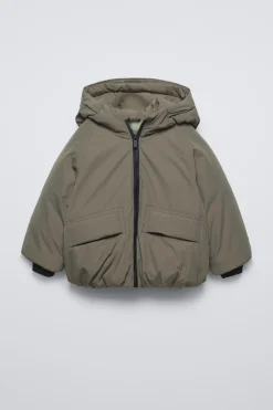 Niños ZARA 1½ - 6 Años·Abrigos|6 - 18 Meses·Abrigos / Buzos<PLUMÍFERO PLUMA PLUMÓN CAPUCHA WATER REPELLENT
