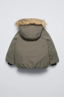Niños ZARA 1½ - 6 Años·Abrigos|6 - 18 Meses·Abrigos / Buzos<PLUMÍFERO PLUMA PLUMÓN CAPUCHA WATER REPELLENT