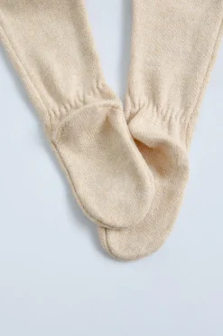 Niños ZARA 0 - 6 Meses·Punto|0 - 6 Meses·Leggings / Polainas<POLAINA PUNTO ALGODÓN SEDA