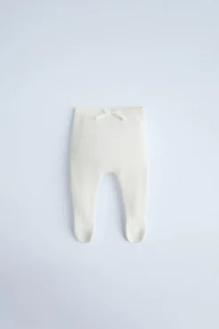 Niños ZARA 0 - 6 Meses·Punto|0 - 6 Meses·Leggings / Polainas<POLAINA PUNTO LAZO
