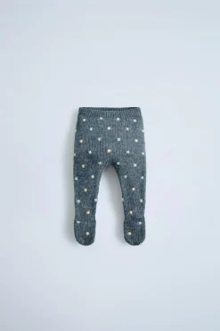 Niños ZARA 0 - 6 Meses·Punto|0 - 6 Meses·Leggings / Polainas<POLAINA PUNTO TOPOS