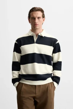 Hot POLO CUELLO CONTRASTE Hombre Sudaderas|Polos