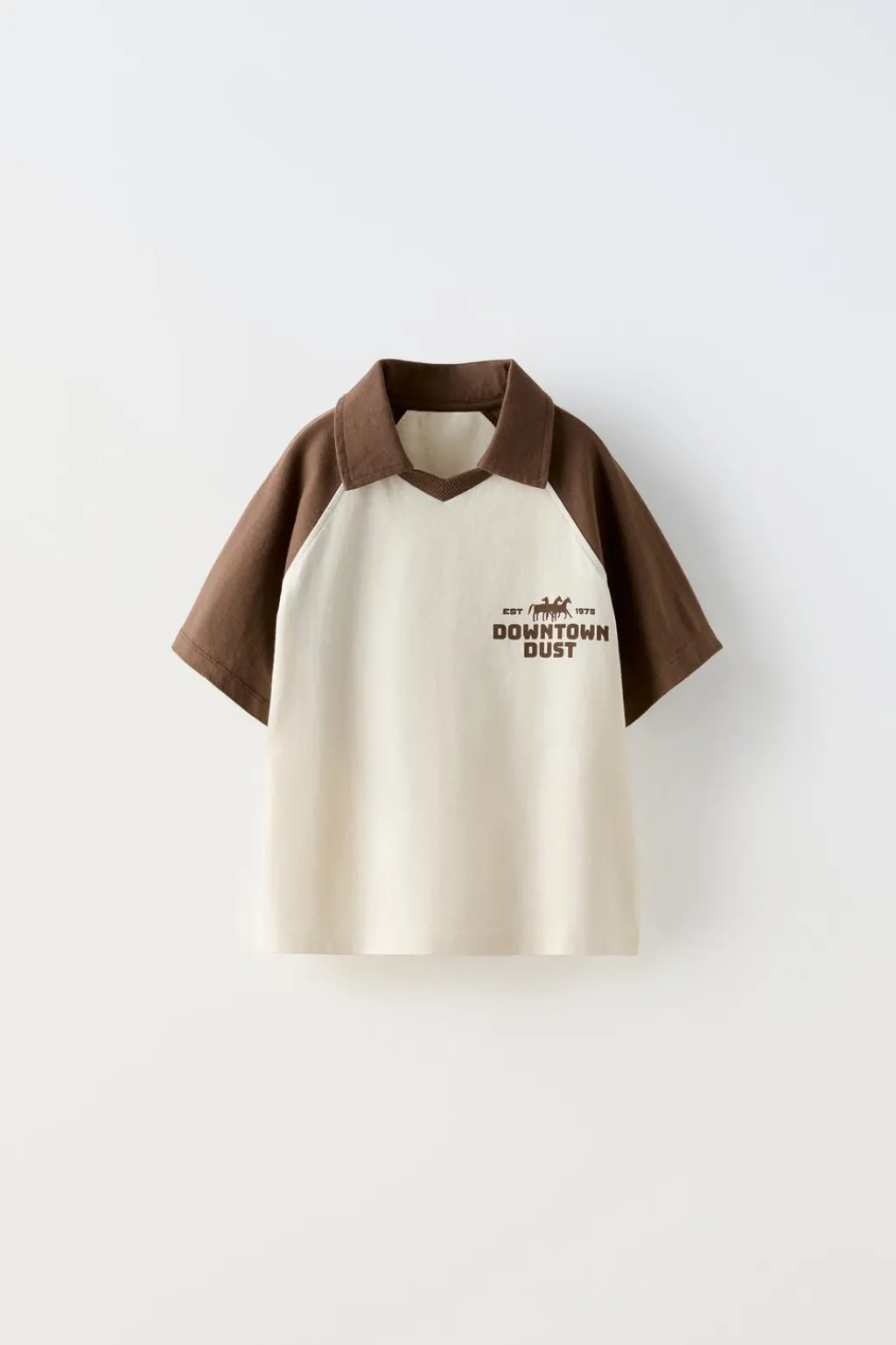 Niños ZARA 1½ - 6 Años·Camisetas|6 - 18 Meses·Camisetas<POLO ESTAMPADO CABALLOS