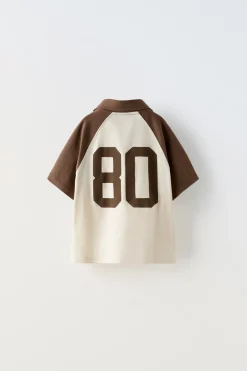 Niños ZARA 1½ - 6 Años·Camisetas|6 - 18 Meses·Camisetas<POLO ESTAMPADO CABALLOS