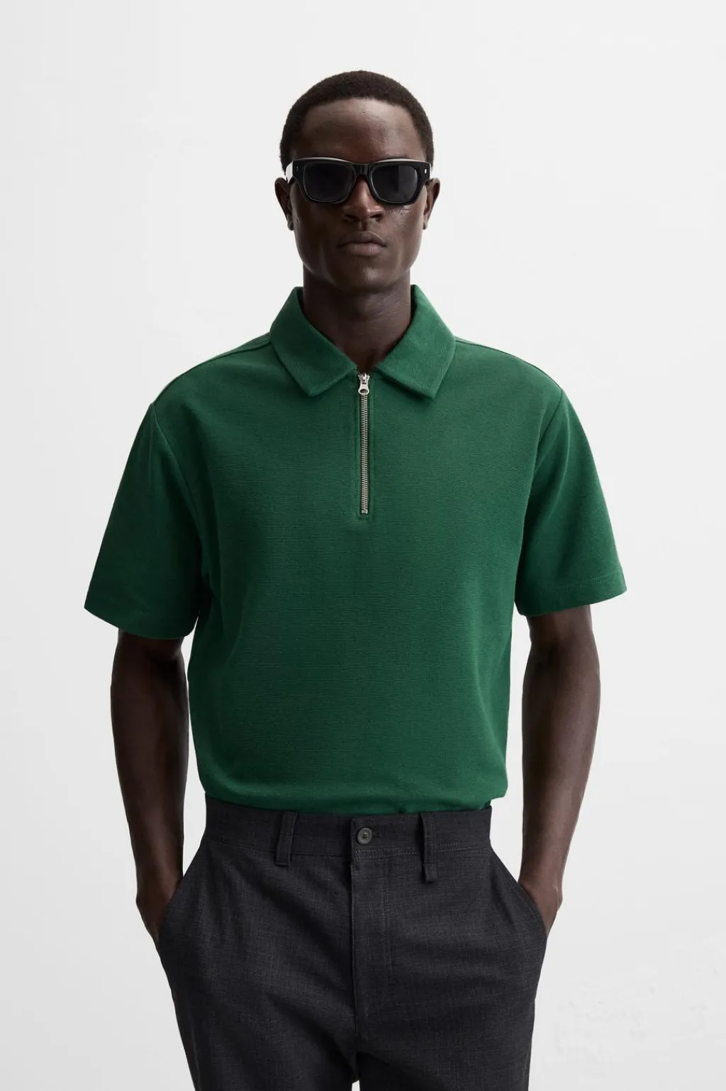 Best POLO ESTRUCTURA CREMALLERA Hombre Polos