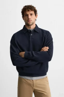 Online POLO ESTRUCTURA INTERLOCK Hombre Polos