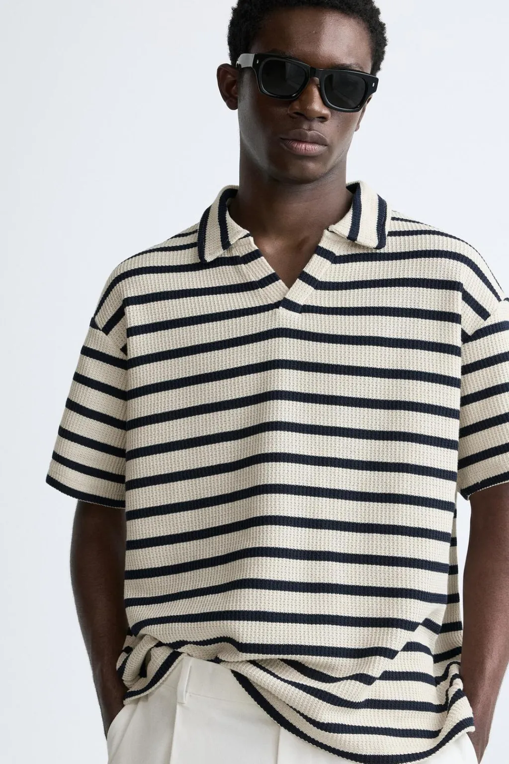 Sale POLO ESTRUCTURA RAYAS Hombre Polos