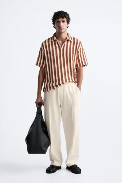 Online POLO ESTRUCTURA RAYAS Hombre Polos