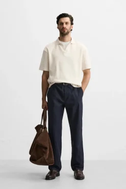 Sale POLO JACQUARD GEOMÉTRICO Hombre Polos