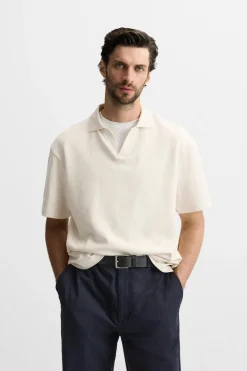 Sale POLO JACQUARD GEOMÉTRICO Hombre Polos