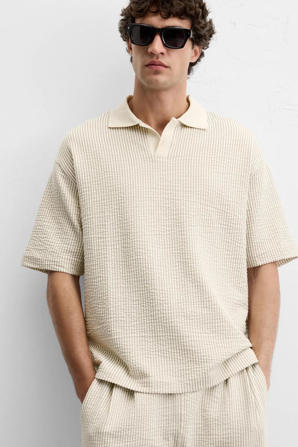 Best POLO JACQUARD SEERSUCKER Hombre Polos