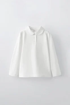 Niños ZARA 6 - 14 Años·Camisetas<POLO PIQUÉ COMBINADO