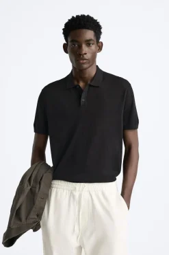 Sale POLO PUNTO ALGODÓN - SEDA Hombre Jerséis / Chaquetas|Polos