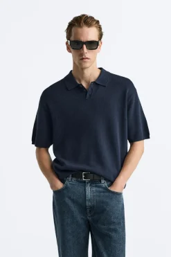 New POLO PUNTO ALGODÓN - SEDA Hombre Jerséis / Chaquetas|Polos