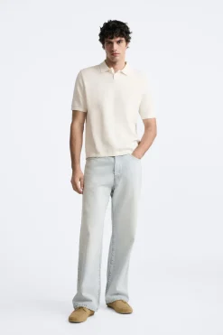 Sale POLO PUNTO ALGODÓN - SEDA Hombre Jerséis / Chaquetas|Polos