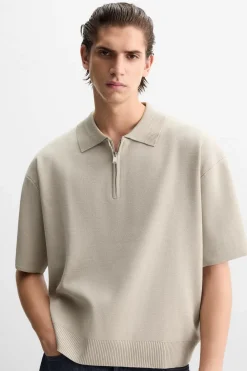 Best POLO PUNTO CREMALLERA Hombre Jerséis / Chaquetas|Polos
