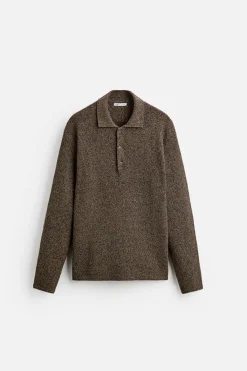 Sale POLO PUNTO ESTRUCTURA Hombre Jerséis / Chaquetas|Polos