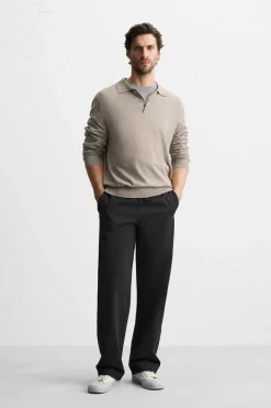 Sale POLO PUNTO ESTRUCTURA ALGODÓN Hombre Jerséis / Chaquetas|Polos