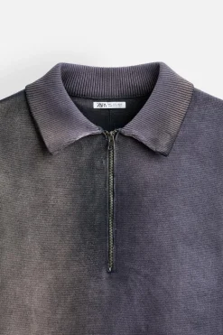 Fashion POLO PUNTO ESTRUCTURA LAVADO Hombre Jerséis / Chaquetas|Polos