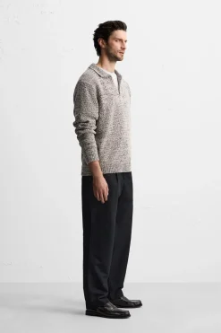 Online POLO PUNTO ESTRUCTURA TEXTURA Hombre Jerséis / Chaquetas|Polos