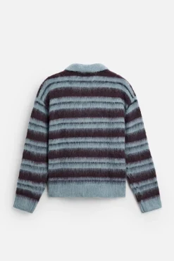 Fashion POLO PUNTO RAYAS CEPILLADO Hombre Jerséis / Chaquetas|Polos