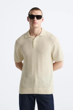 Sale POLO PUNTO TEXTURA Hombre Jerséis / Chaquetas|Polos