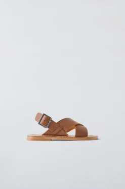 Niños ZARA 1½ - 6 Años·Zapatos|1½ - 6 Años·Zapatos<SANDALIA CRUZADA PIEL