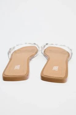 Sale SANDALIA PLANA VINILO BRILLOS Mujer Zapatos
