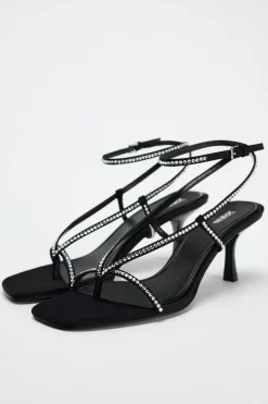 Sale SANDALIA TACÓN BRILLOS Mujer Zapatos