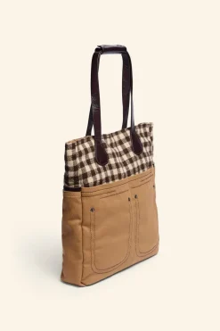 Niños ZARA 6 - 14 Años·Bolsos / Mochilas<SHOPPER VICHY LIMITED EDITION