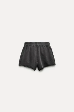 Sale SHORTS FELPA EFECTO LAVADO Mujer Faldas / Shorts