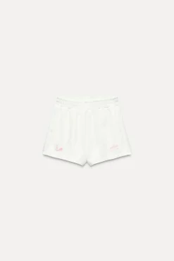 Sale SHORTS FELPA TEXTO Mujer Faldas / Shorts