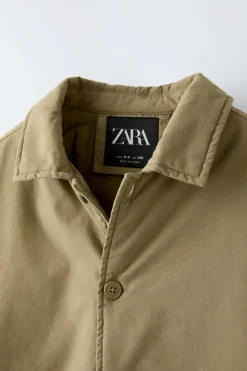 Niños ZARA 6 - 14 Años·Camisas / Sobrecamisas<SOBRECAMISA ACOLCHADA