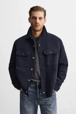 Sale SOBRECAMISA ACOLCHADA Hombre Sobrecamisas