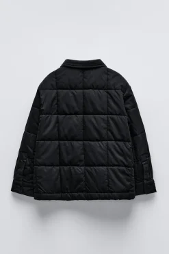 Niños ZARA 6 - 14 Años·Camisas / Sobrecamisas<SOBRECAMISA ACOLCHADA ETIQUETA