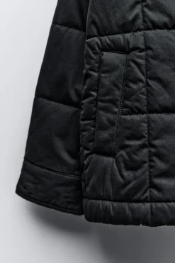 Niños ZARA 6 - 14 Años·Camisas / Sobrecamisas<SOBRECAMISA ACOLCHADA ETIQUETA