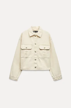 Hot SOBRECAMISA ALGODÓN Mujer Chaquetas / Cazadoras