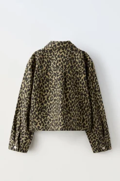 Niños ZARA 6 - 14 Años·Abrigos|6 - 14 Años·Total Look<SOBRECAMISA ANIMAL PRINT