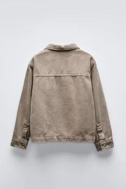 Niños ZARA 6 - 14 Años·Camisas / Sobrecamisas<SOBRECAMISA BOLSILLO
