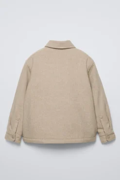 Niños ZARA 6 - 14 Años·Camisas / Sobrecamisas<SOBRECAMISA BORREGUILLO