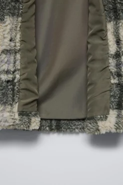 Niños ZARA 6 - 14 Años·Camisas / Sobrecamisas<SOBRECAMISA BORREGUILLO CUADROS